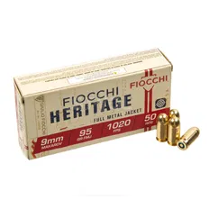 Патрон Fiocchi 9x18 Makarov. FMJ, 95 Gr (6,16 г)