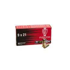 Патрон Fiocchi 9х21 куля FMJ 124Gr (8 г)