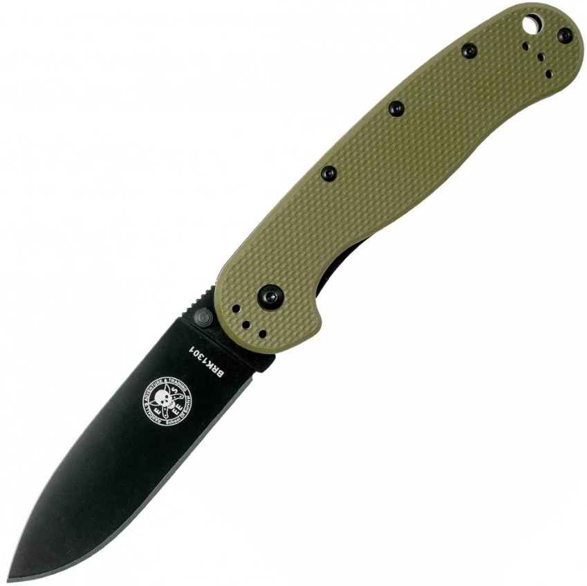 Ніж Esee Knives Avispa Black Blade D2 Nylon OD Green
