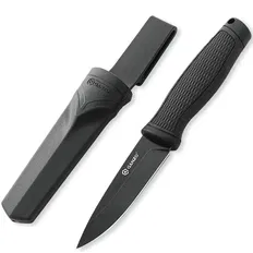 Ніж Ganzo G806BW-BK чорний з чохлом