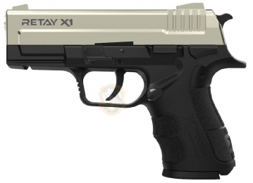 Пистолет стартовый Retay X1 кал. 9 мм. Цвет - satin