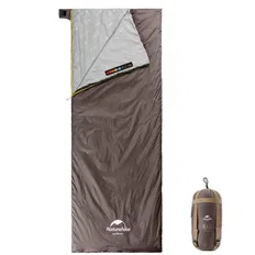 Спальник надлегкий Naturehike Summer LW180 NH21MSD09 правий, (15°C), pp M, коричневий
