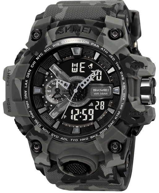 Годинник Skmei 2396CMGY Camo Grey