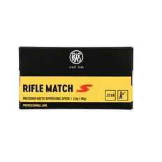 Патрон RUAG RWS Rifle Match S кал. 22 LR куля LRN 40 гр (2.6 г)