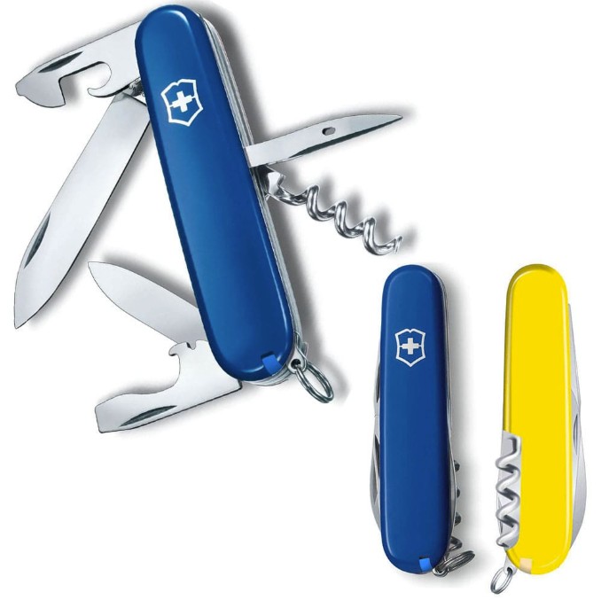 Складаний ніж Victorinox SPARTAN UKRAINE синьо-жовтий 1.3603.2.8