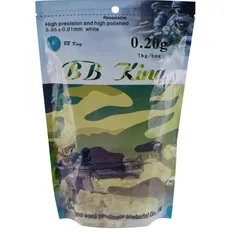 Страйкбольні кульки BB King Normal, 6 мм 0.20g, 1kg/bag white