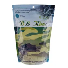 Страйкбольні кульки BB King Normal 6 мм 0.25 г, 1kg White