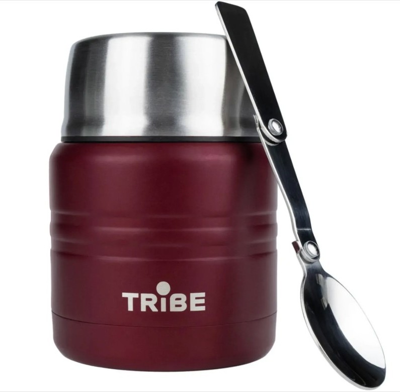 Термос Tribe Food Jar харчовий 0,35л, red