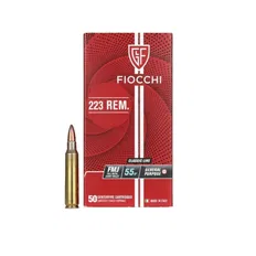 Патрон Fiocchi кал. 223 Rem куля FMJ маса 55 гр (3,6 г)