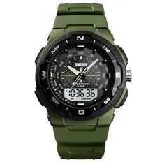Чоловічий годинник Skmei 1454AG Army Green