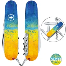 Складной нож Victorinox SPARTAN UKRAINE Желто-синий рисунок 1.3603.7.T3100p