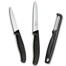 Набір для чищення овочів Victorinox Swiss Classic 3шт чорн 6.7113.33