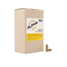 Патрон ALPHA кал. 9 мм (9х19) куля FMJ-FP 8г (124 гр)