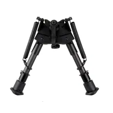 Сошки Vector Optics Carbon Fiber Swivel Bipod на антабке (высота 15.2 – 22.9 см) с переходником на W