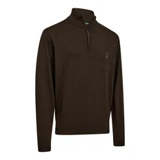 Джемпер DeerHunter Harrington 1/2 Zip Knit (595 Brown melange)