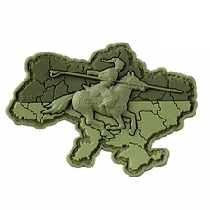 Нашивка M-Tac Козацька Україна 3D PVC Olive