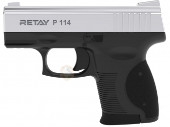 Пістолет стартовий Retay P114 кал. 9 мм. Колір - nickel