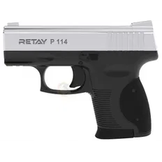 Пистолет стартовый Retay P114 кал. 9 мм. Цвет - nickel