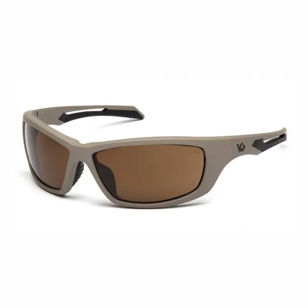Окуляри Venture Gear Tactical Howitzer Tan (bronze) Anti-Fog, коричневі в пісочній оправі 3ХОВИ-50