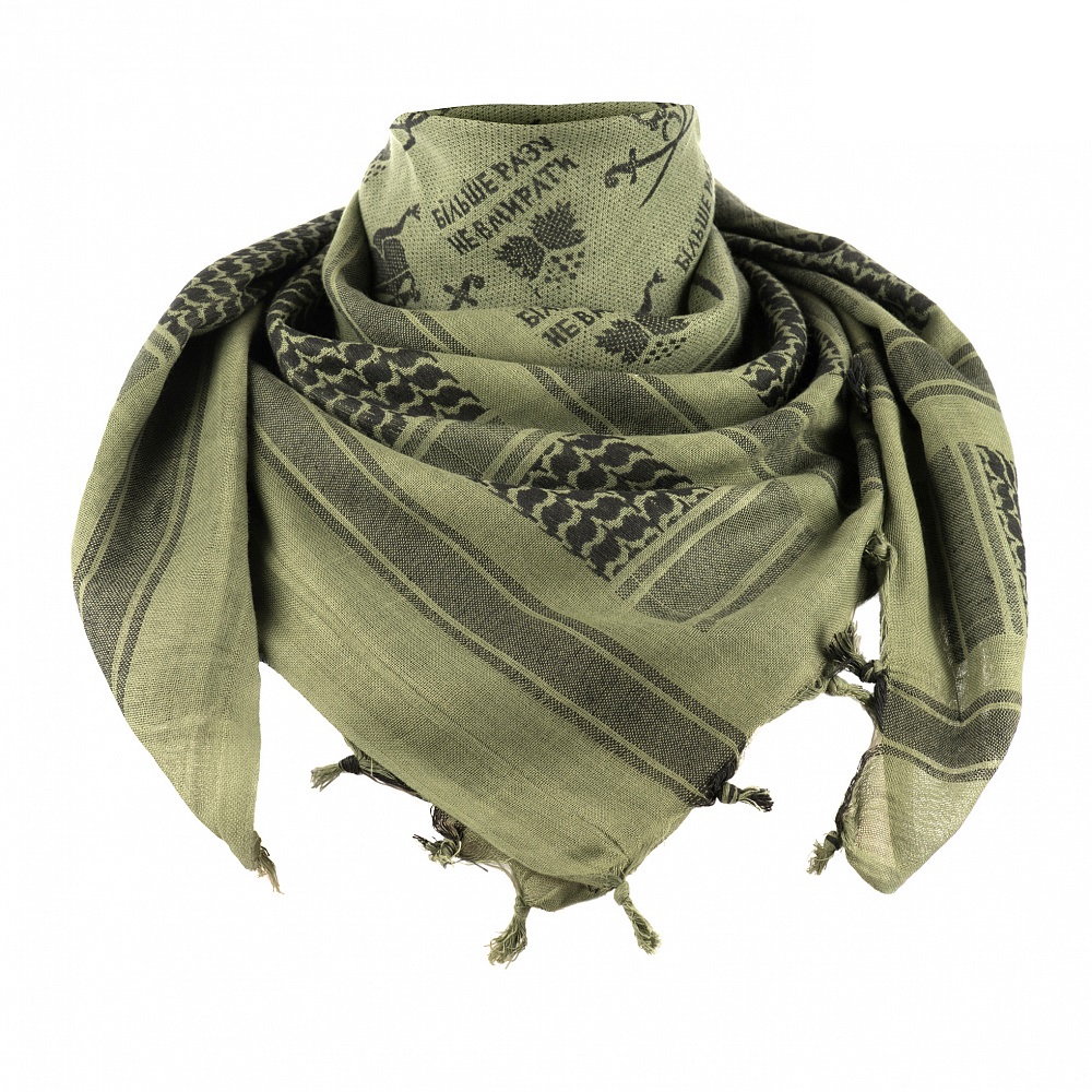 Шарф шемаг M-Tac Більше разу не вмирати Olive/Black 
