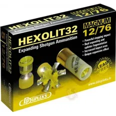 Патрон D Dupleks Hexolit 32 Magnum кал. 12/76 пуля Hexolit масса 32 г