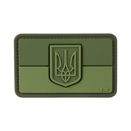 Нашивка M-Tac Флаг Украины с гербом в центре PVC Olive