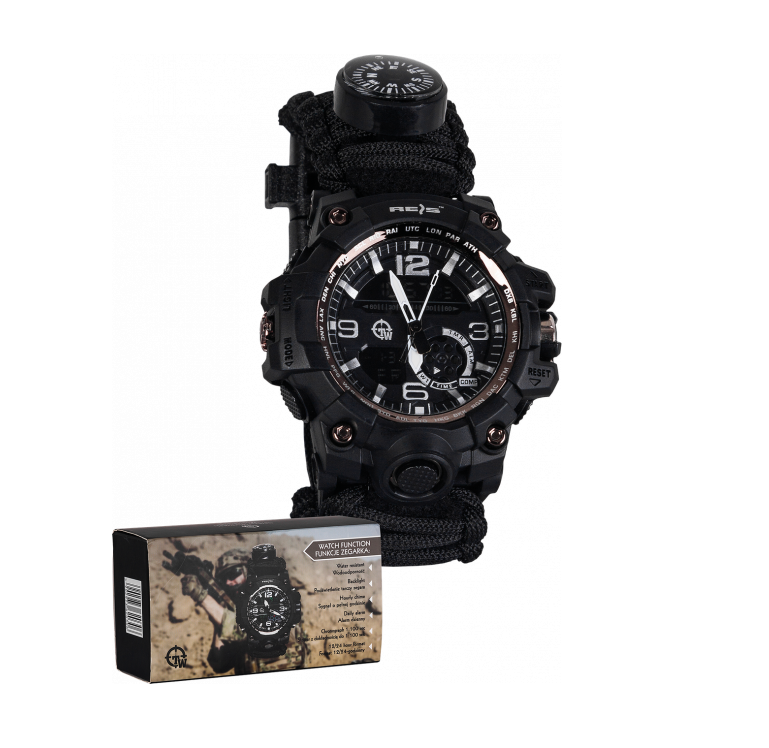 Годинник тактичний з компасом TACTICAL-WATCH REIS