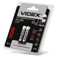 Акумулятор VIDEX HR03/AAA 1100MAH