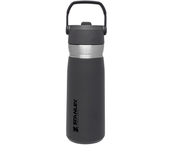 Термобутылка Stanley Go flip straw Charcoal 0.65 л