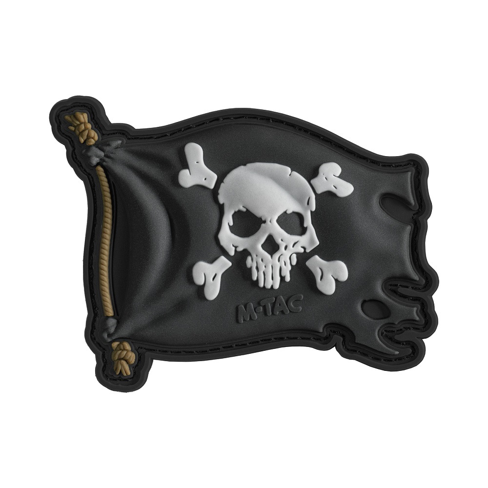 Нашивка M-Tac Веселий Роджер PVC Black
