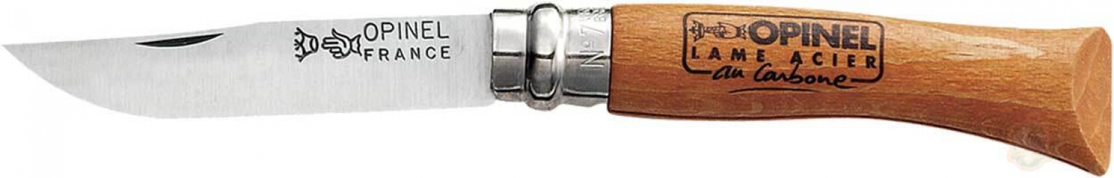 Нож Opinel №7 Carbone (в блистере)