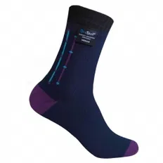 Шкарпетки водонепрон. Dexshell Ultra Flex Socks чорно-фіолетові