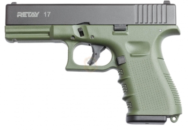 Пістолет стартовий Retay G17 кал. 9 мм. Колір - olive