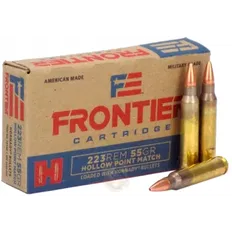 Набій Hornady Frontier кал. .223 Rem куля HP Match маса 55 гр (3.6 м)