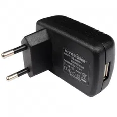 Адаптер 220V - USB для зарядки ліхтарів Nitecore (2A)