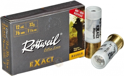 Набій Rottweil Exact Magnum кал.12/76 куля Gualandi 32 г