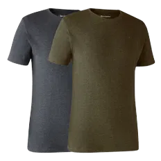 Футболка DeerHunter Basic 2-Pack (Adventure Green Melange)