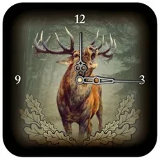 Настінний годинник Wild Zone 18x18cм