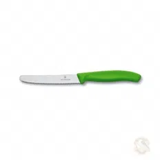 Ніж кухонний VICTORINOX  SwissClassic 10 см заокругл., зелений
