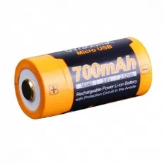 Акумулятор Fenix 16340 700 mAh Li-ion micro-usb зарядка