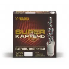 Набій Taxo кал. 16х70 SUPER КАРТЕЧ 6,5/7,2 мм