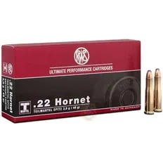 Набій RWS кал .22 Hornet куля TMS маса 46 гр (3 г)