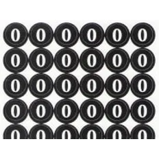 Наліпки на капсуль "0" (діам. 10 мм, 140 шт. на аркуші)