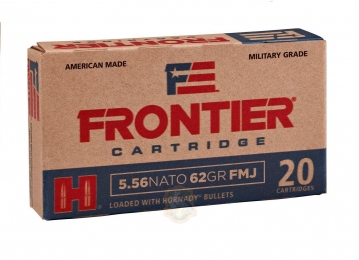 Патрон Hornady Frontier кал. 223 Rem (5,56/45) пуля FMJ масса 62 гр (4 г)
