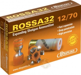 Набій D Dupleks Rossa 32 кал. 12/70 куля Rossa маса 32 г
