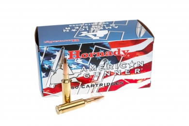 Патрон Hornady American Gunner кал. 6.5 Creedmoor пуля BTHP масса 140 гр (9.1 г)