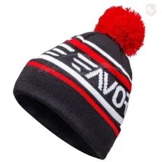Шапка Favorite з помпоном Black/Red with White Logo