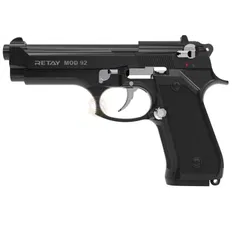 Пистолет стартовый Retay Beretta Mod.92 кал. 9 мм. Цвет - black/nickel