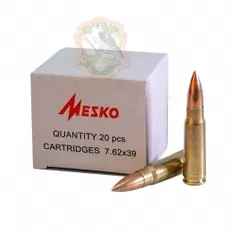 Набій Mesko кал. 7,62х39 куля - FMJ маса - 8,0 г/ 123 гр