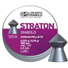 Кулі пневматичні JSB Diabolo Straton Кал. 4.53 мм. Вага - 0.53 г. 500 шт/уп